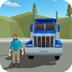 Truck and Police